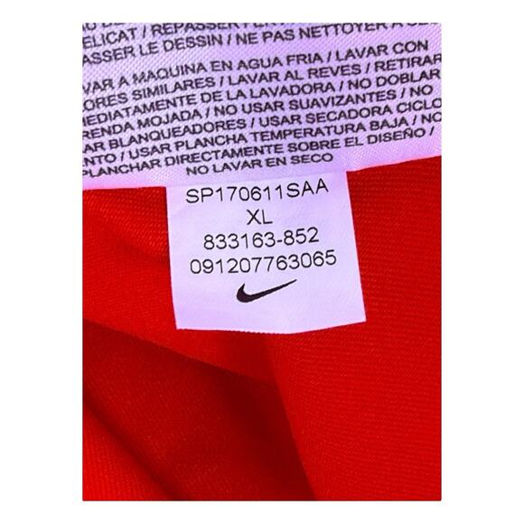 Nike Tiger Woods Velocity Max Blocked Polo Shirt Men XL Orange 833163-852 - Picture 16 of 16